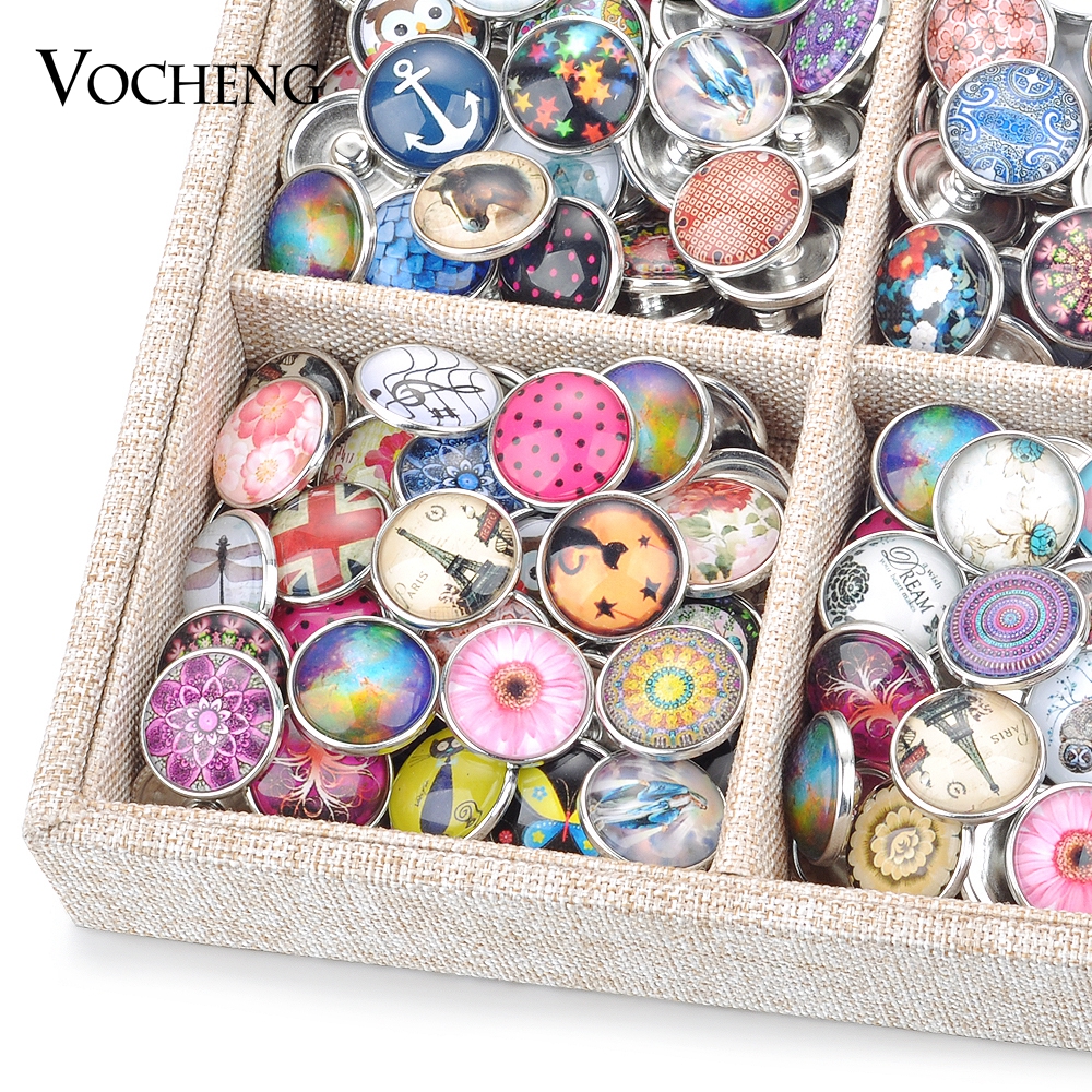 

Noosa Snap Button for Neckalce Bracelet Jewelry Mix Sales Clasps & Hooks 50pcs 100pcs 200pcs 500pcs Random 18mm Glass Snap Charms Vn-1415