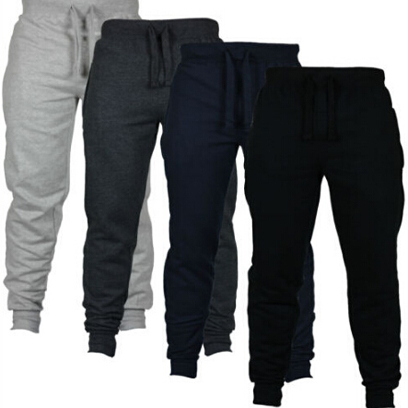 

New Fashion Harem Pants Sweat Pants Men Trousers Jogger Pants Chinos Skinny Joggers, Dark grey