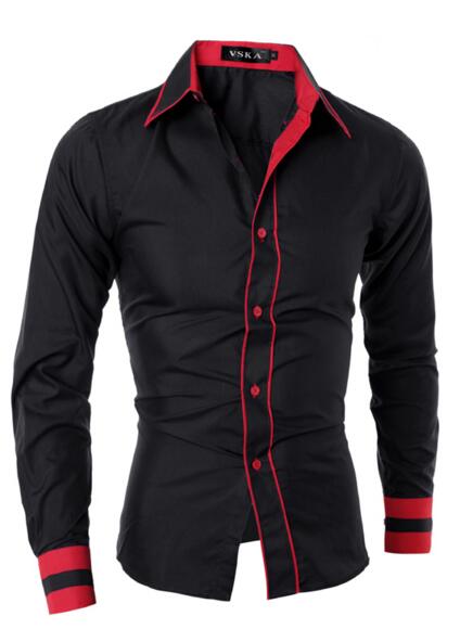 Black shirt men