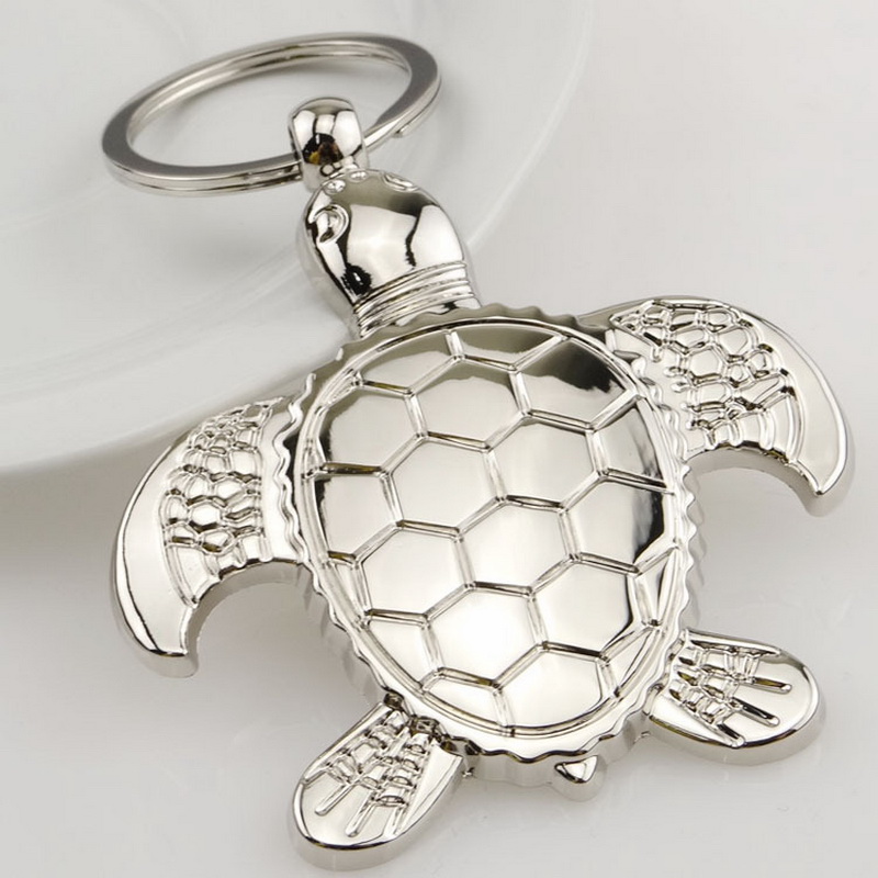 

Tortoise Alloy Key Chain Keychains Wedding Favors Baby Shower Party Gift Key Ring
