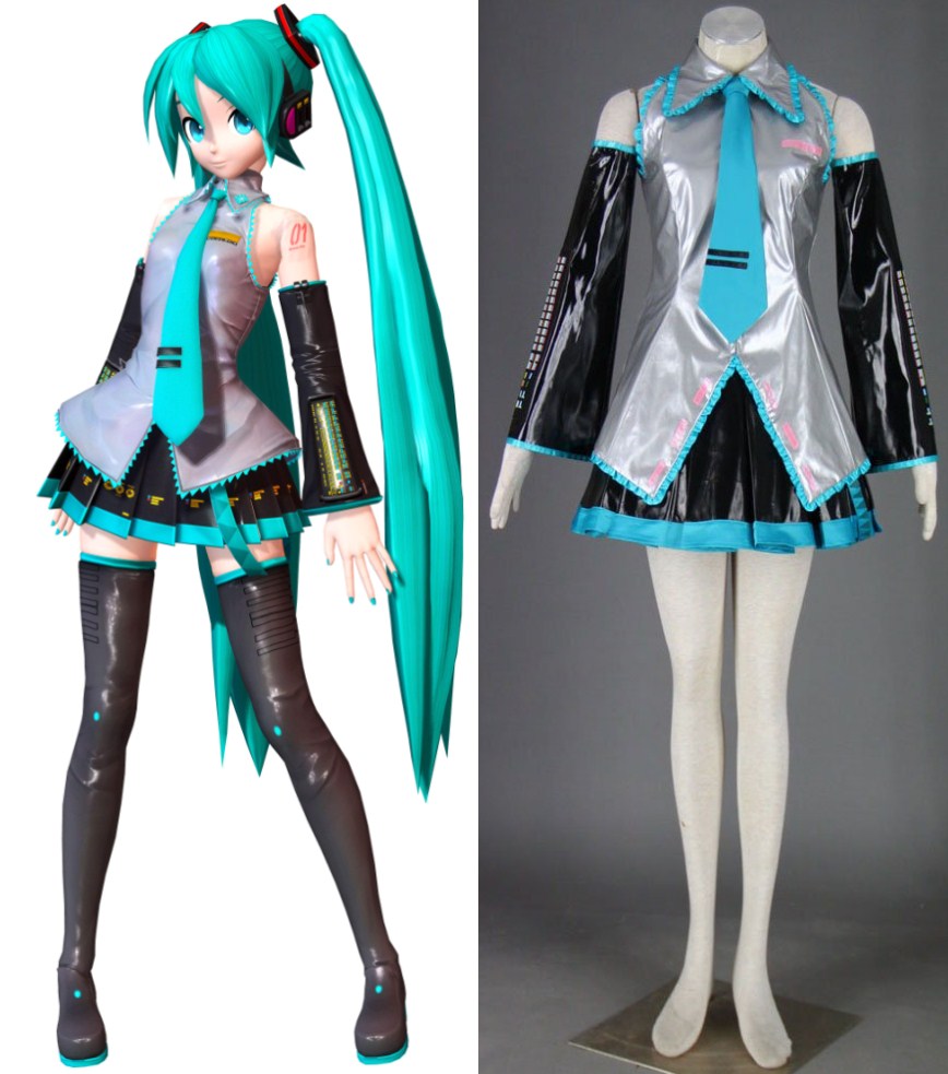 

Vocaloid chogokin hatsune miku cosplay halloween costume