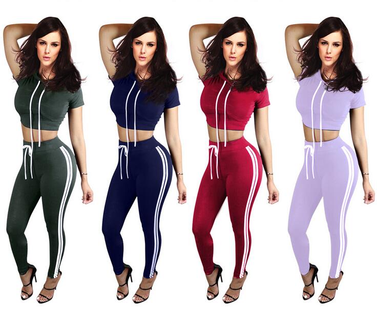 

High quality Cotton sports and leisure suit women broke the money WT020 Women's Tracksuits, Color 4