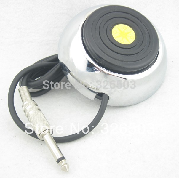 

Wholesale-One Heavy Duty Tattoo Foot Pedal Switch For Machine Gun Power Supply TFS05