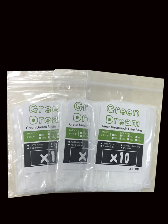 

100% food grade nylon 37/45/90/120/160 micron rosin press filter mesh bags