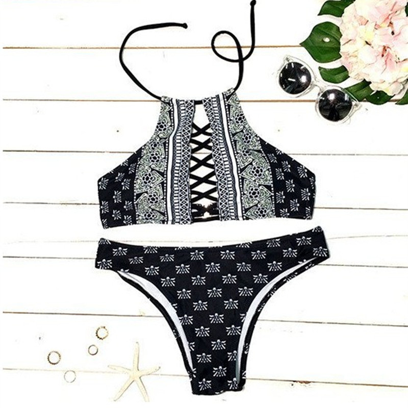 Femmes soutien-gorge ensemble Sexy fronde Triangle Bikini ensembles dames maillot de bain soutien-gorge et sous-vêtements maillot de bain bref