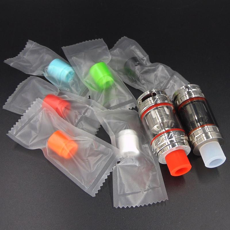 

Silicon Disposable Tips For TFV8 Tank Vaporizer test Mouthpieces For E Cigarettes Fit 510 Atomizer more Colors With Individual Packag