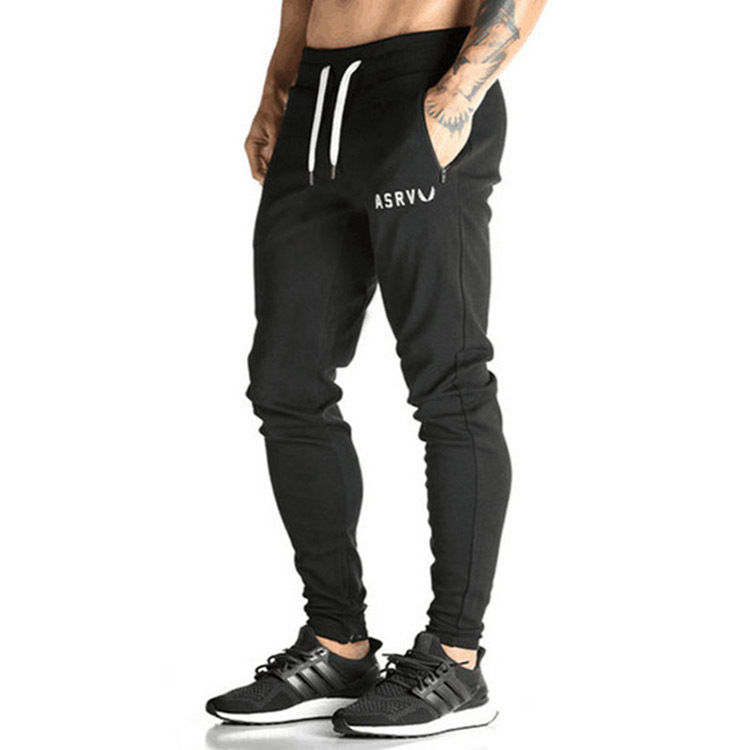 

2017 Men's Muscle Brother Crossfit Compression Pants Jogger Pants Man Workout Pantalon Homme Harem Sweatpants Fitness Clothing, Black