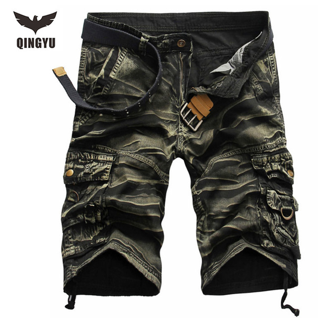 

Wholesale-2016 Brand Shorts Mens Bermuda Male Short Men Homme Cargo Shorts 28-38 hgyt, Army green