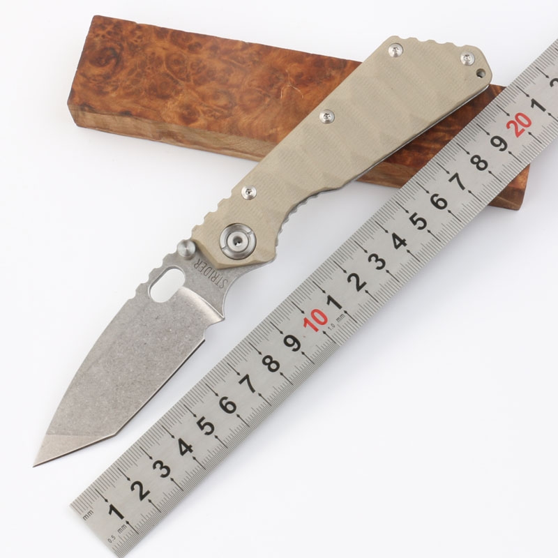 

Classic Strider Tanto Tactical Folding Knife G10 Handle Outdoor Camping Hunting Survival Pocket Knife Utility EDC Tools Xmas Gift Collection