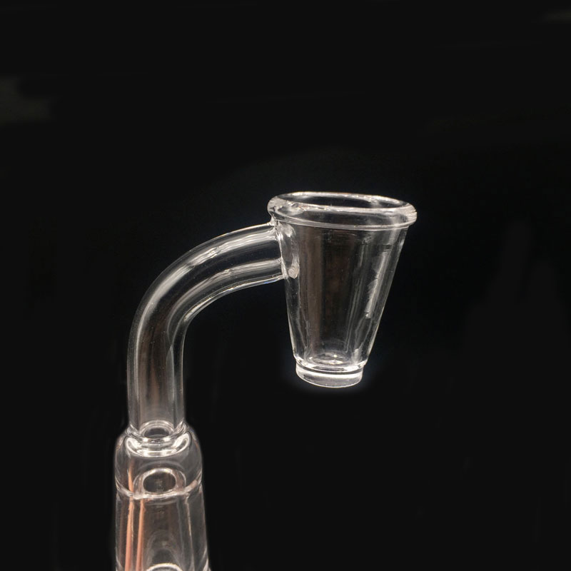 

Newest Conical Quartz Banger Nail with UFO Carb Cap Female Male 10mm 14mm 18mm Domeless Banger Nail For Oil Rigs Glass Bong