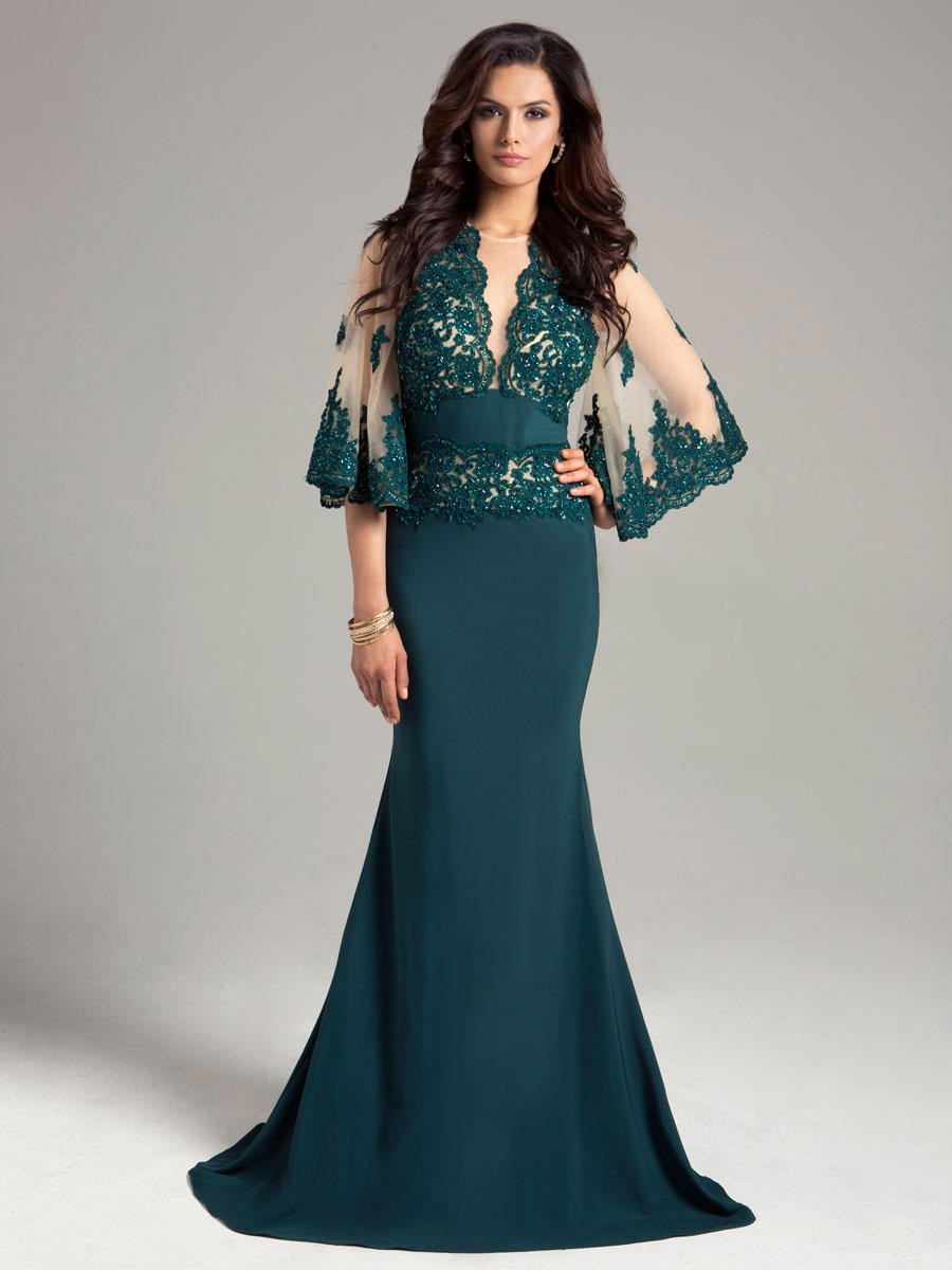 dark teal mother of the bride dresses