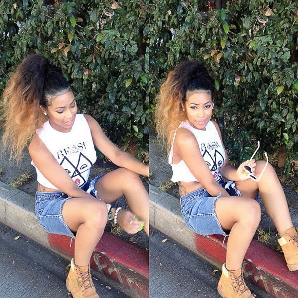 

Hot new Dark roots ombre blonde 1b/27 virgin Brazilian deep curly human hair Ombre ponytail clip in blonde hair extensions 20inch 140g