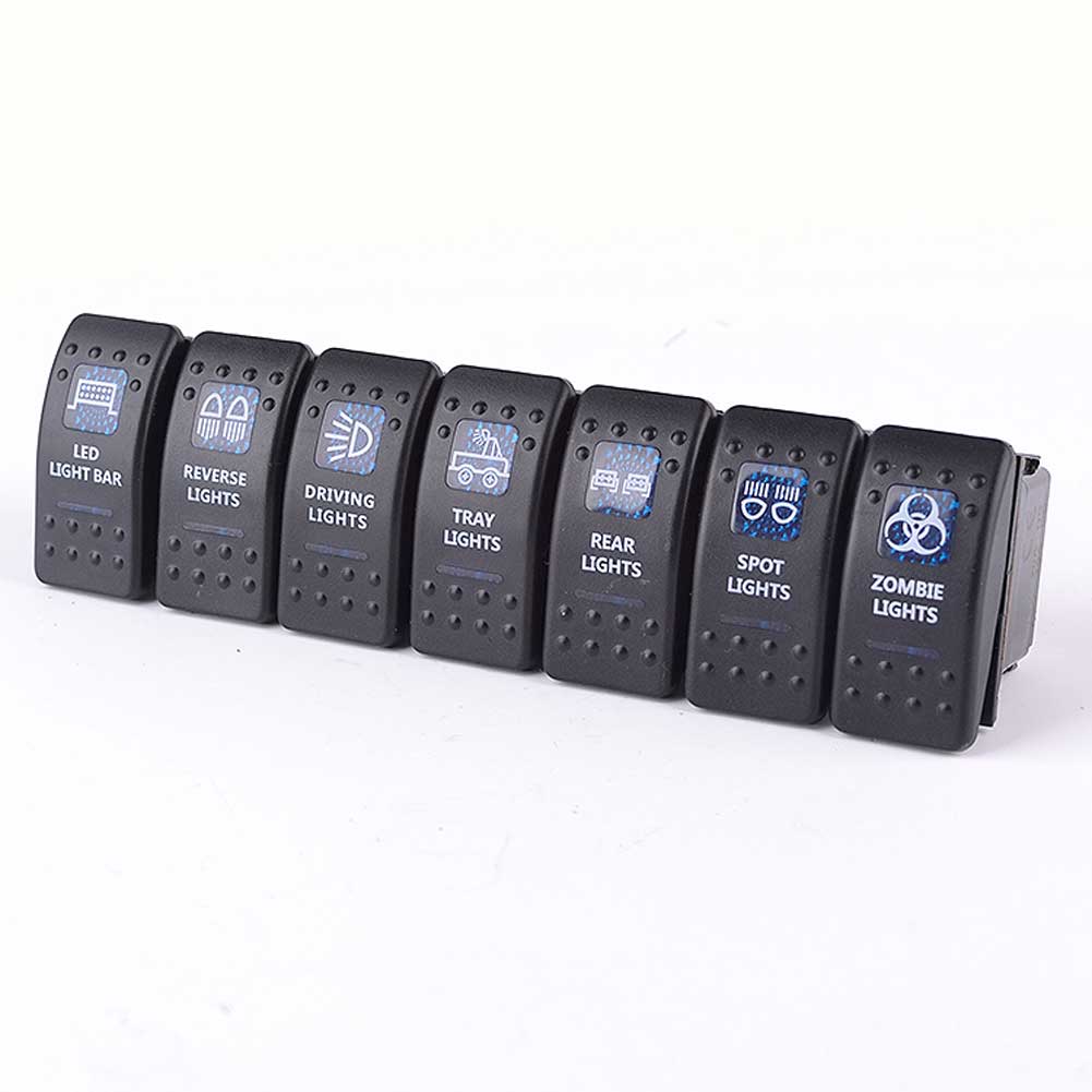 CAR Guaranteed 100% IZTOSS Reverse Light LED ON-OFF illuminated Rocker SPST Switch Car Van Dash Boat Marine AUTO 12 VOLT 20AMP Free Shipping-image-467282020