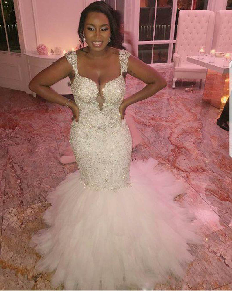 

South African Country Full Lace Plus Size Wedding Dresses Cheap Backless Big Size Wedding Gown Bridal Dress Women, White