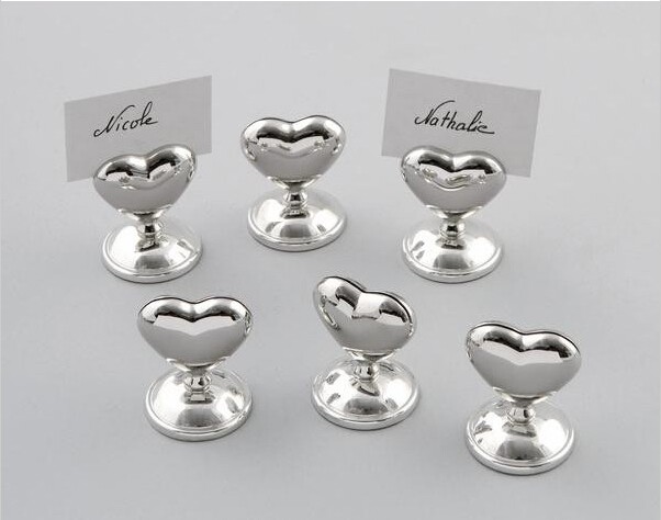 silver place name holders