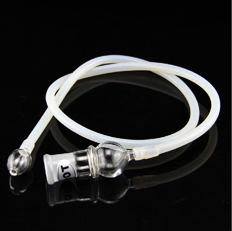 

Wholesale- 1pc Universal Glass Vaporizer Whip For Replacement Snuff Snorter Vaporizer Hose About 35 Inch Long Pipe Cleaner Mouth Tips