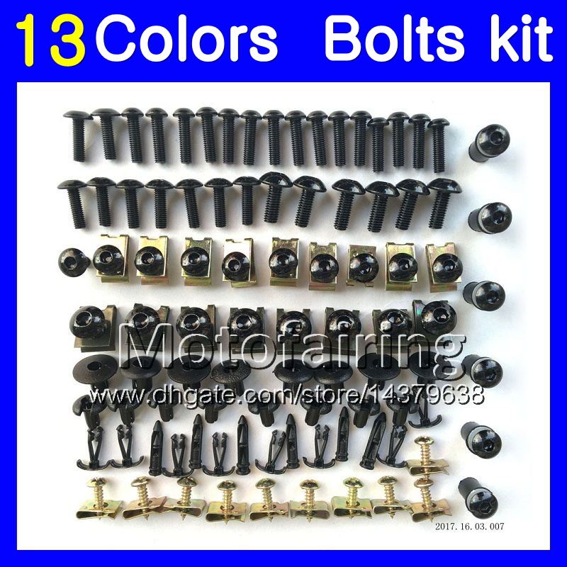 Black Complete Motorcycle Fairing Bolt Kit Suzuki GSXR Hayabusa 1300R
