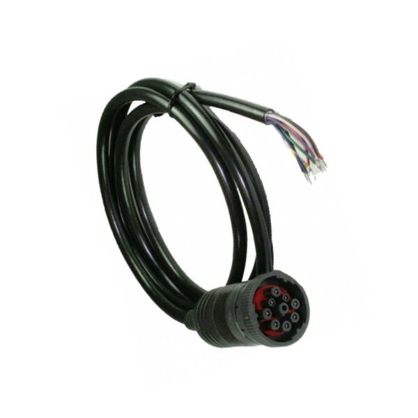 Deutsch J1939 ou J1708 câble de diagnostic Deutsch 9PIN pour ouvrir le connecteur OBD pour le connecteur de câble de diagnostic de camion lourd d