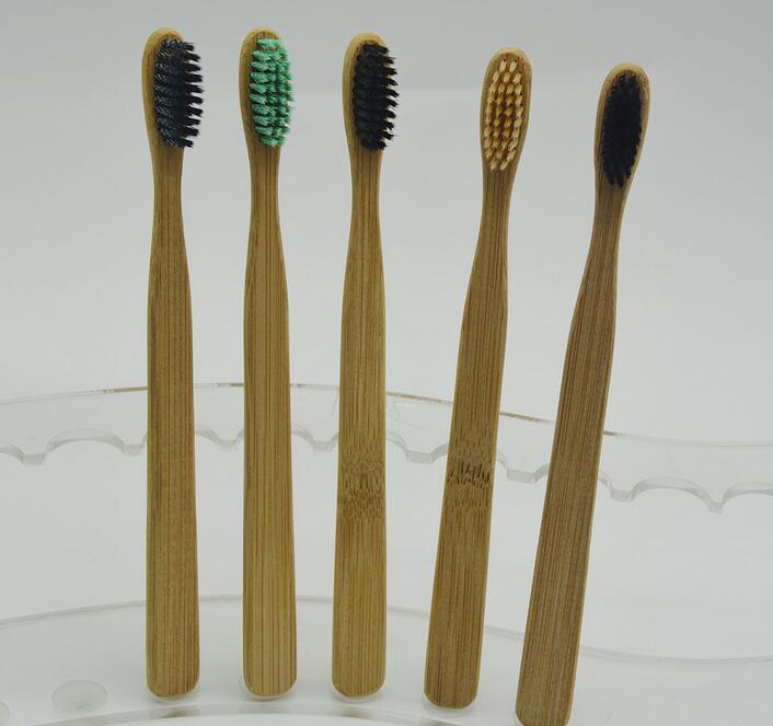 

Whole Sale NEW Natural Bamboo Toothbrush Bamboo Charcoal Toothbrush Low Carbon Bamboo Nylon Wood Handle Toothbrush