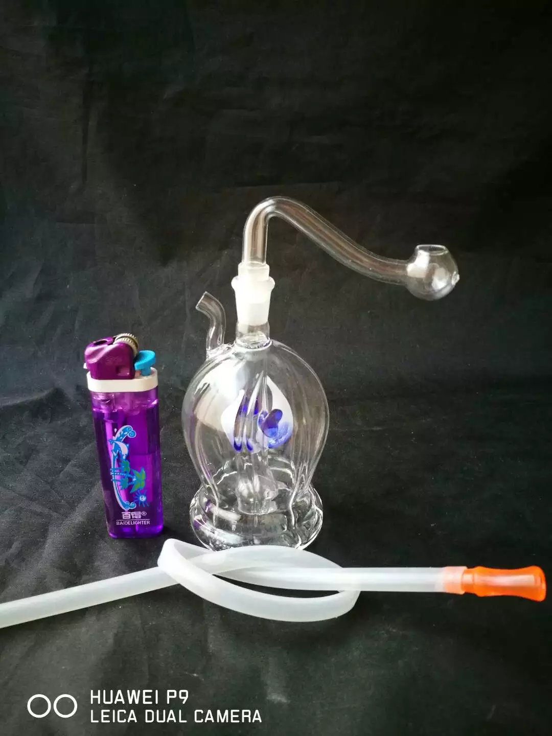 

Ribbed hookah glass bongs accessories , Wholesale glass bongs accessories, glass hookah, water pipe smoke free shipping