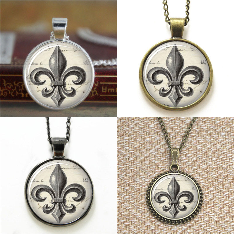 10 METAL KEYS//PENDANTS//CHARMS-FLEUR DE LIS KEY-CRAFT//48MM-VTG-ANTIQUE BRONZE OLD