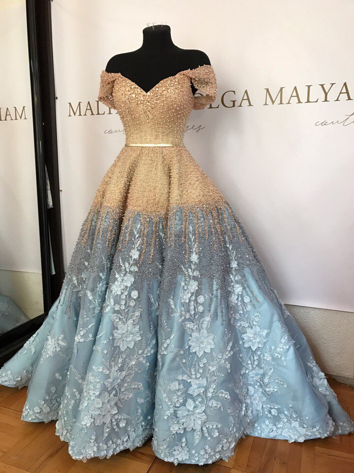 

Stunning Gold Pearls Prom Dresses Long Off The Shoulder A-Line Sequined Evening Gowns Floor Length Lace Appliques Custom Made Formal Dress, Same as image