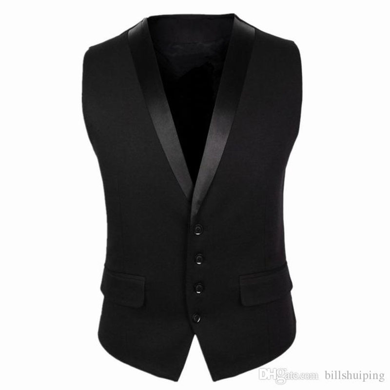 Vska Men Full-Zip Athletic Sleeveless Waistcoat Vest Hoodies Sweater White L