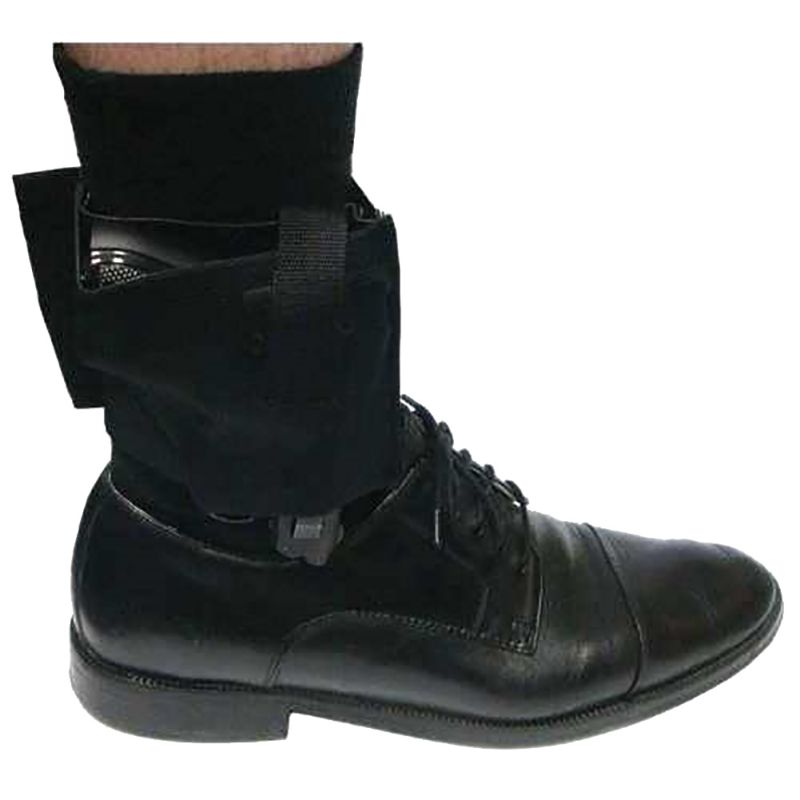 Wholesale- Universal Adjustable Concealed Tactical Black for Carry Ankle Leg Pistol Gun Holster LCP LC9 PF9 Small sig 223 SCCY 9mm H30-image-399800583