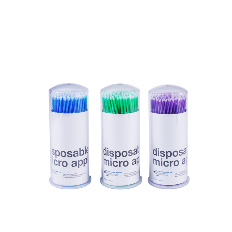 

Wholesale Disposable MicroBrush Eyelash Extension Tools 3 Size S M L Individual Lash Removing Tools And Dental coated sticks