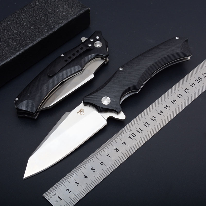 

Top Quality Snake Head G10 Medford Design Tactical Folding Knife 9Cr18Mov Ball Bearing Camping Hiking Hunting Survival Pocket EDC Tools
