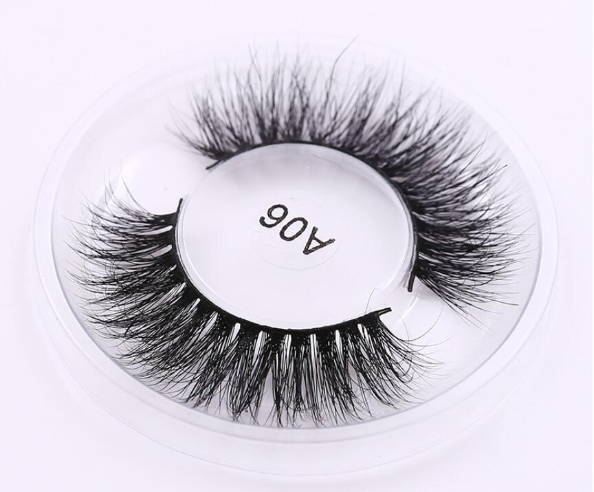 private label Mink Lashes 3D Mink Eyelashes Natural False Eyelashes 1 pair Handmade Fake Eye Lashes Extension for Beauty Makeup-image-402654912