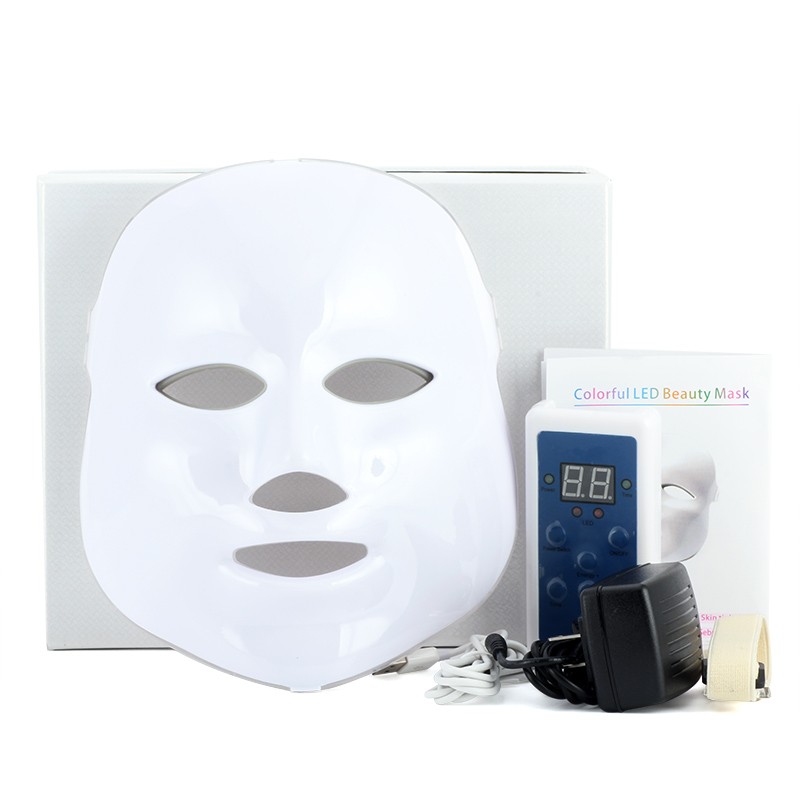 Masks 3/7 Colors Light Pon Electric LED Facial Skin PDT Rejuvenation Anti Removal Therapy Beauty Salon-image-397517747