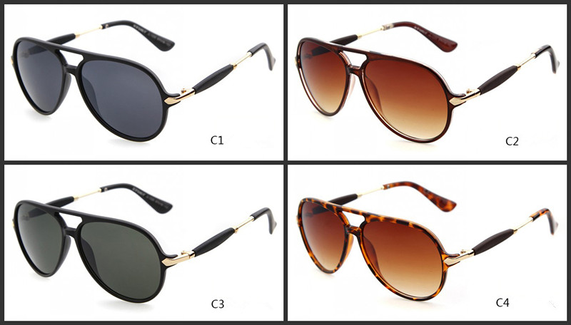 2017 Hot brand Fashion design sunglasses new Sunglasses Retro Classic sunglasses UV400 anti-UV grade wholesale