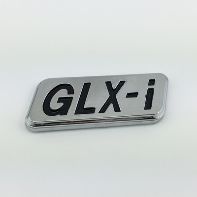 

TOYOTA corolla EX Vios GLX-I logo stickers GL-i GL logo English mark, Black