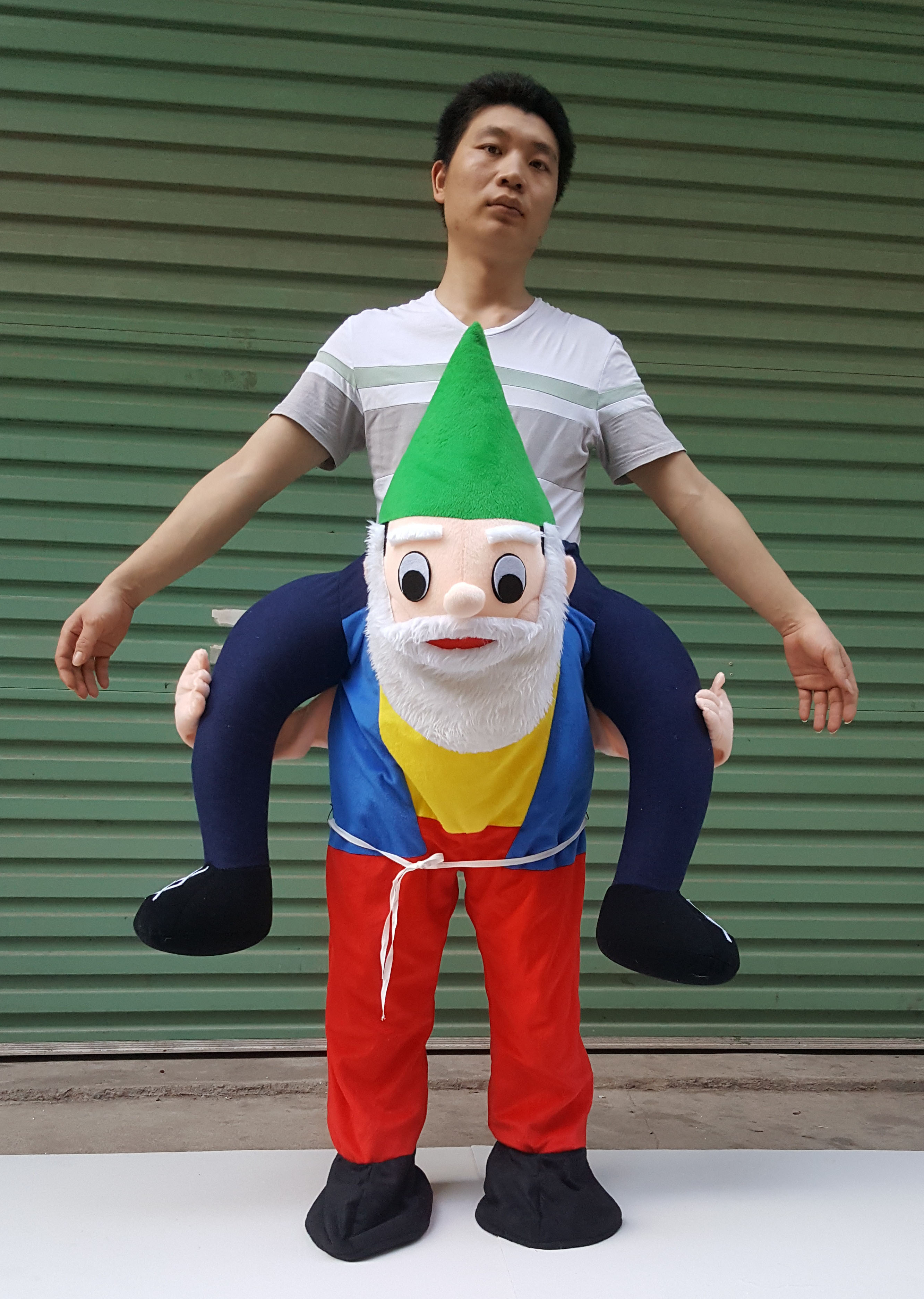 

Animal funny dress Halloween Man Ride on Santa Claus Make Adult Inflatable bear mascot Costumes Christmas Day Christmas festival, Red