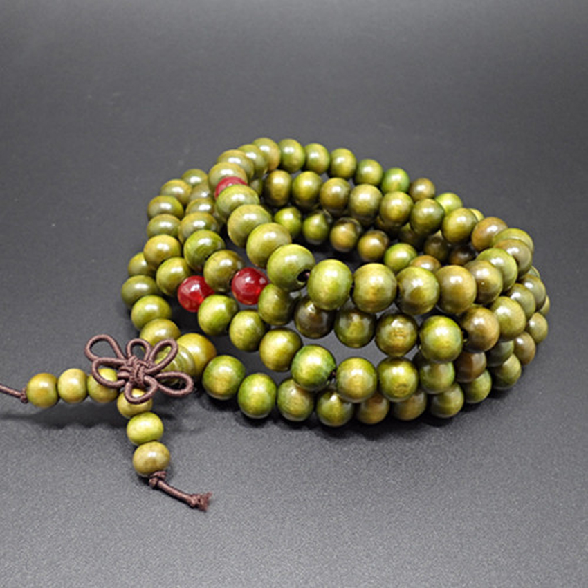 

Hot Selling Fashion 8mm Natural Ebony Beads Buddha Bracelets Men / Women Long Bangle Religion Gift Verawood Bracelet Jewelry