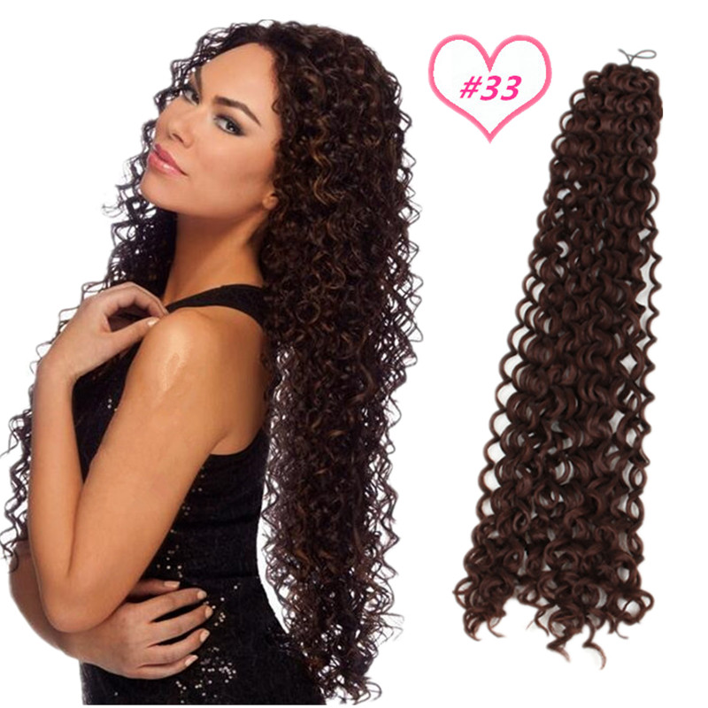 

100gram/piece Freetress hair water wave synthetic braiding hair extension 18inch black,brown bulk hair crochet braids free tress wholesale