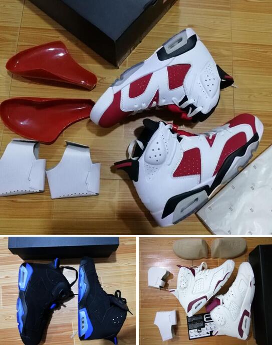 

Wholesale Basketball Shoes VI 6 CARMINE UNC 6S OG MAROON 6 Hot Quality Men shoes With Box, Color-1