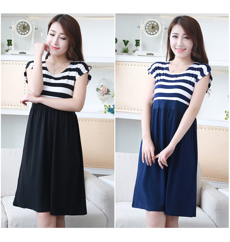 2017 New Women Long Dresses Maternity Nursing Dress Women's dress Clothing Mother Home Clothes for Pregnant Women Pregnancy