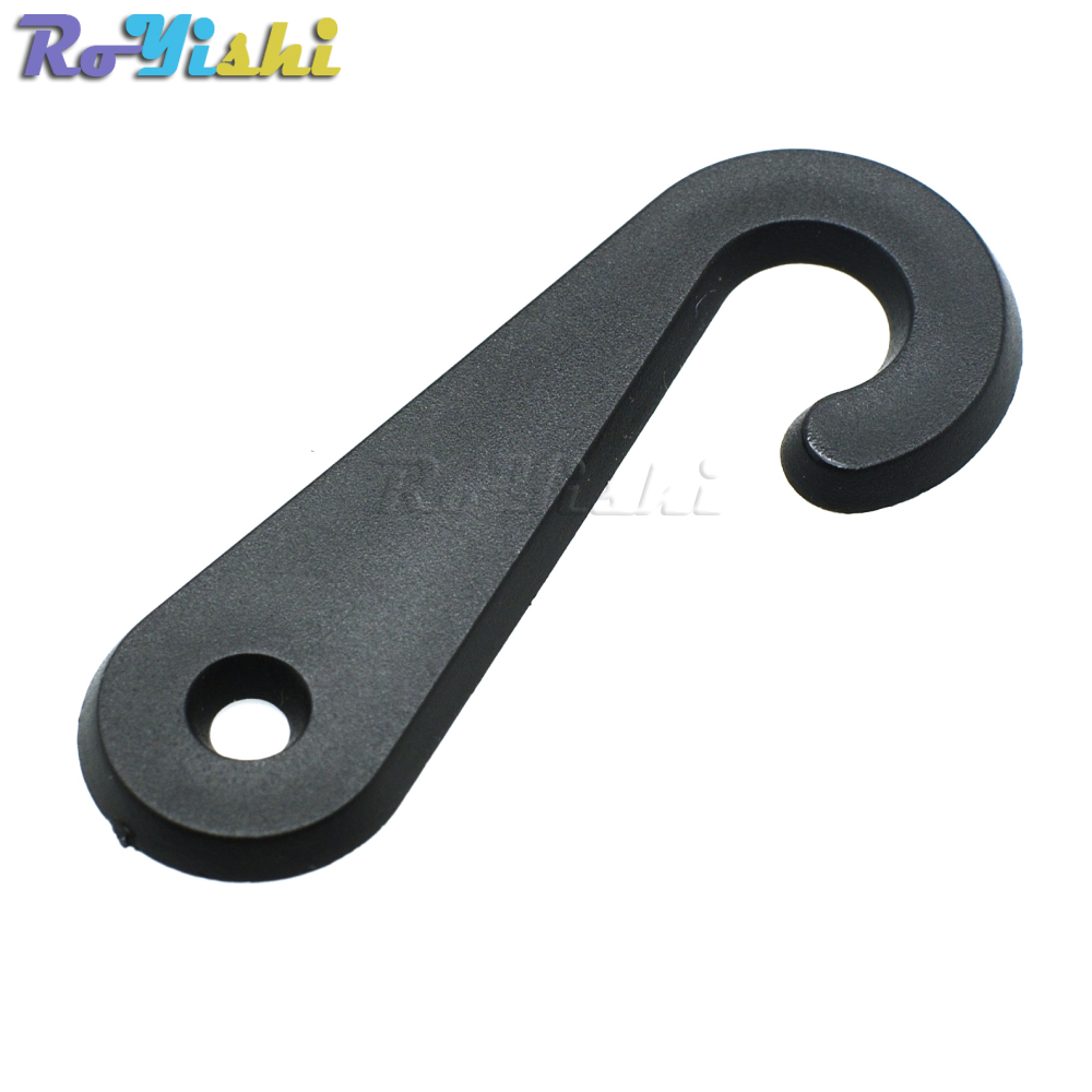 

100pcs/lot 46.8*18.8mm Plastic Sock Hook Hanger For Sock Stocking Packaging And Displaying Black