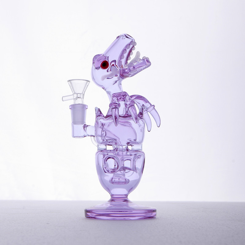 

Glass Water Pipes With Showerhead Fab Dino Rig 14.4mm Female Joint Oil Rigs Pipes And Bongs Glass Bong