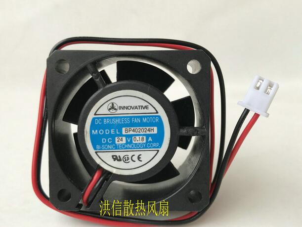 

Original Bi-sonic BP402024H DC24V 0.18A 40*40*20MM 2 wire inverter fan
