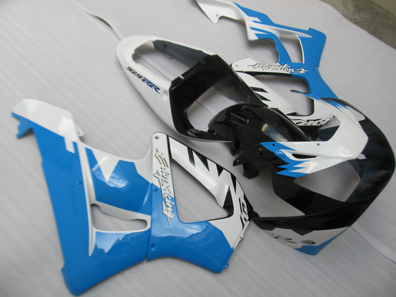 

Injection molded free customize fairing kit for Honda CBR900RR 00 01 blue black white fairings set CBR929RR 2000 2001 OT15, Same as picture