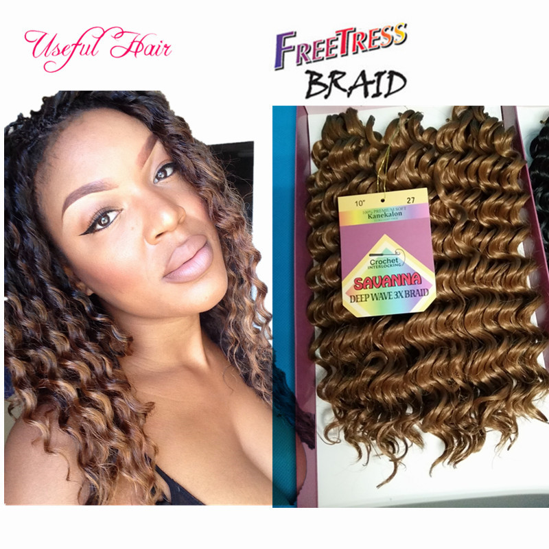 

220G NET WERIGHT SAVANA MAMBO TWIST deep waVE crochet braids HAIR 3PCS/LOT 3LOT=HEAD CROCHET hair extensionS Medium Auburn Strawberry FEMALE, 1b+burgundy
