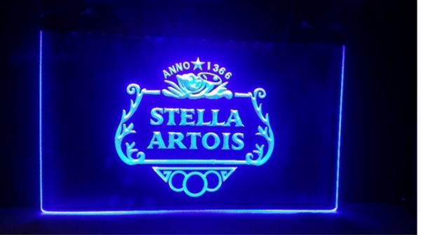 

Stella Artios Anno 1366 Beer bar pub club 3d signs LED Neon Light Sign home decor shop crafts