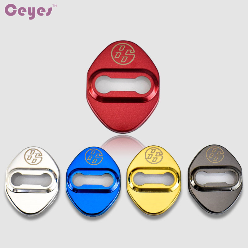

Car Door Lock Cover for Toyota 86 Badge Black Blue Red Gold Stainless Steel Door Lock Protective Cover Car Styling 4pcs/lot