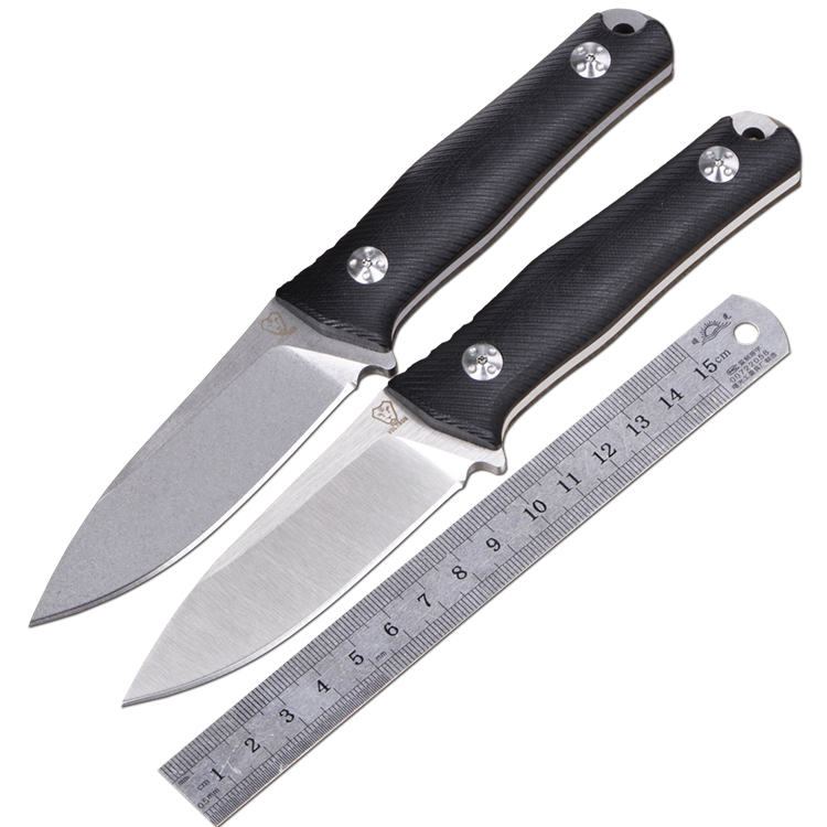 

VOLTRON Fixed Blade Knife D2 Blade G10 Handle Tactical Camping Hunting Survival Pocket Knife Military Utility EDC Tool Xmas Gift Collection