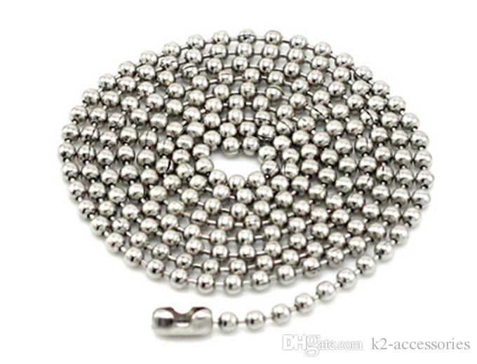 accessori creazione chiusura catena a sfera 100 pezzi 8 x 2,4 mm accessori creazione chiusura catena a sfera 100 pezzi 8 x 2,4 mm