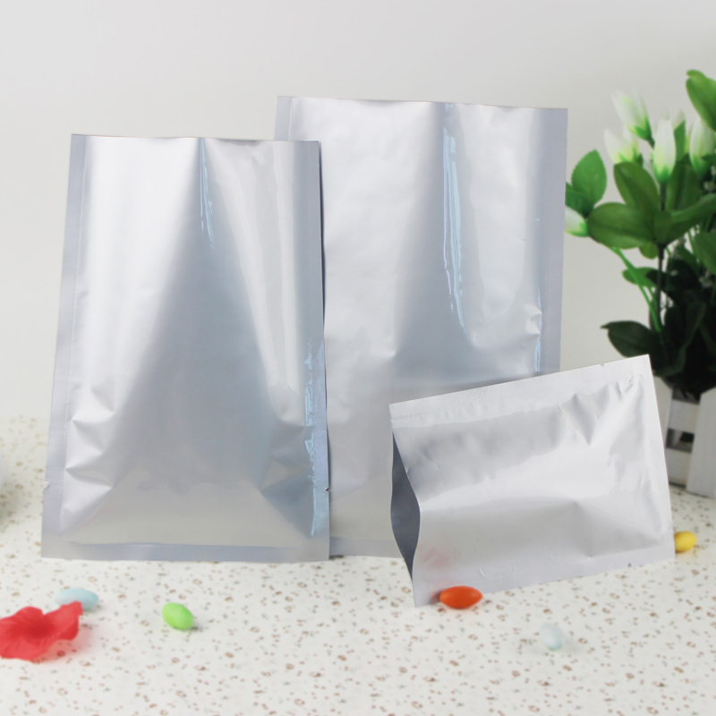 

gift bags 100pcs lot 8 sizes in this web open top silver aluminum foil storage bag heat seal vacuum pouches food packaging bags package