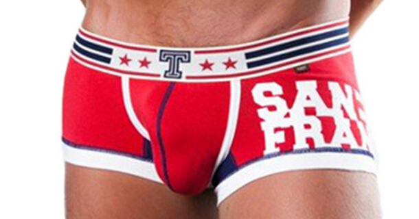 

NEW men Underwear high quality pouch boxer shorts Cotton sexy men underpants brand clothing, Red